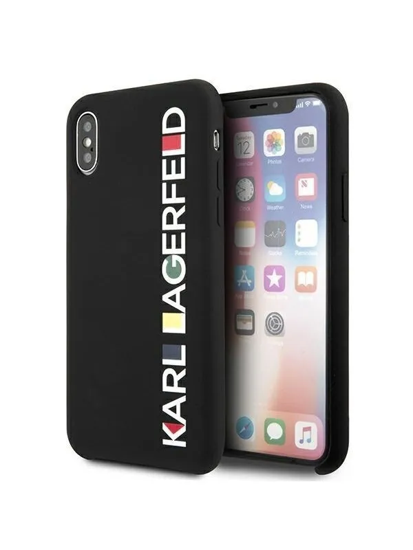 Karl Lagerfeld Glossy Bauhaus iPhone X/XS Case - Black