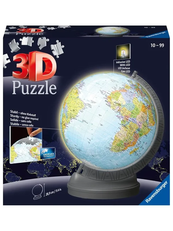 Ravensburger Globe With Light 540p 3D Puslespill