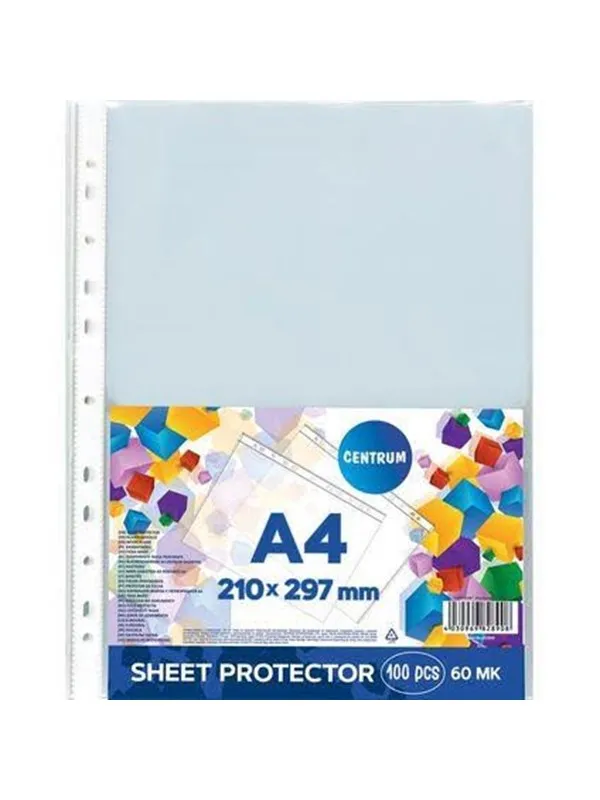 CENTRUM Plastic pocket A4 60 micron 100 pcs.