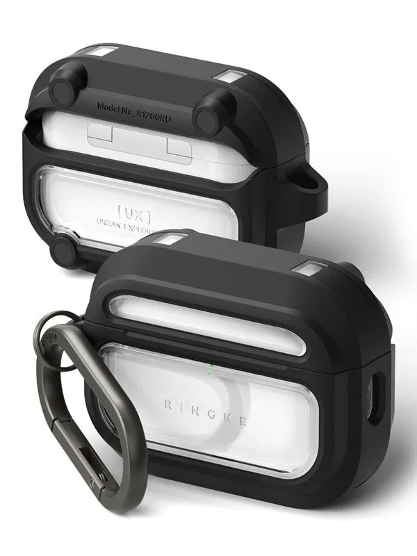 Ringke  UX Magnetic Case for AirPods Pro 3 - Black and Clear