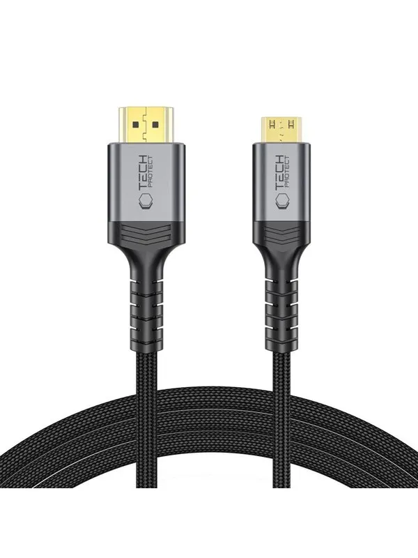 Tech-Protect  UltraBoost Mini HDMI to HDMI 2.1 8K 60HZ 200cm Cable - Black