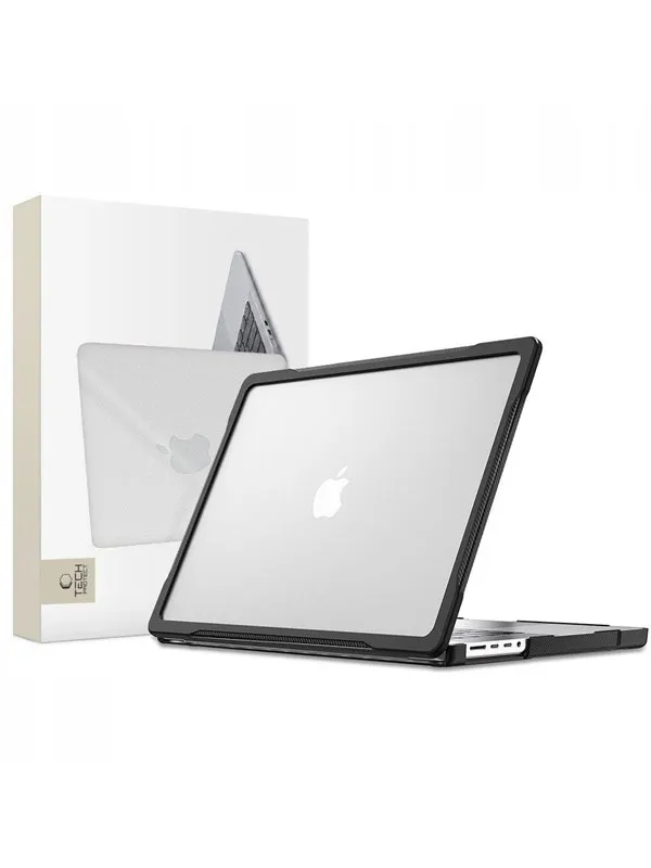 Tech-Protect  Velar Case for MacBook Pro 16" 2021 / 2023 / 2025 / 2026 - Clear Black