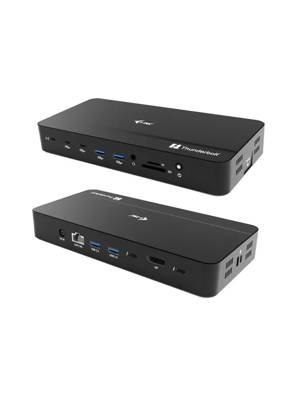 I-Tec - docking station - USB-C / USB4 / Thunderbolt 3 / Thunderbolt 4 / Thunderbolt 5 - 2 x Thunderbolt 5 DP - 1GbE 2.5GbE
