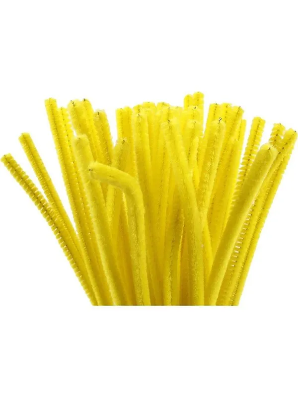 Creativ Company Chenille Yellow 30cm 50pcs.