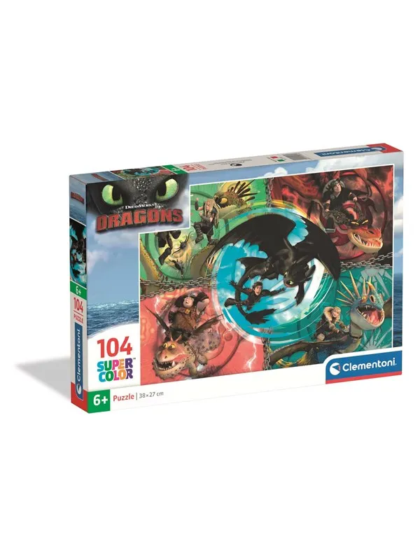 Clementoni Puzzle Dragon Trainer 104 pieces (2025) Gulv