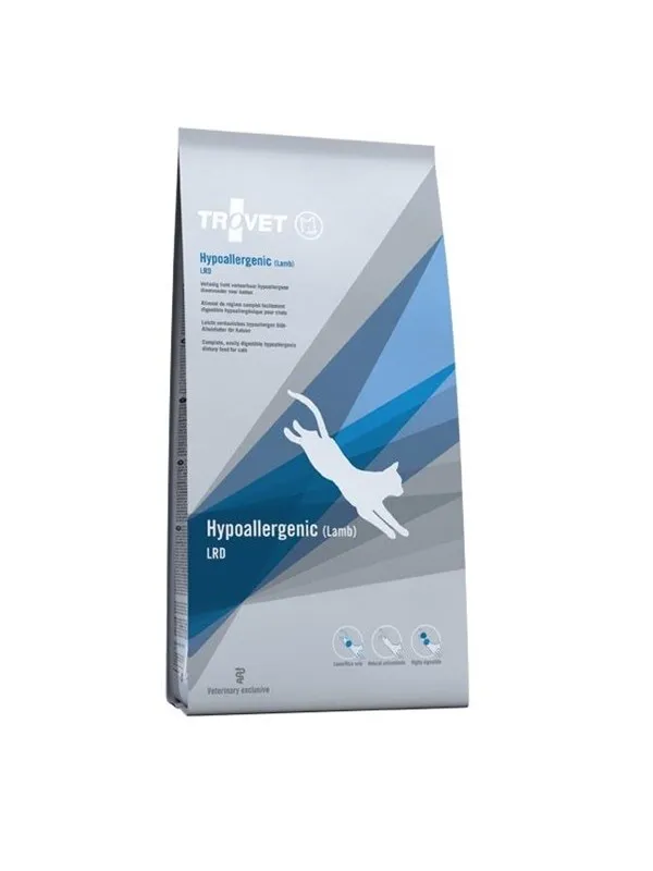 TROVET Hypoallergenic LRD with lamb - dry cat food - 2.5kg