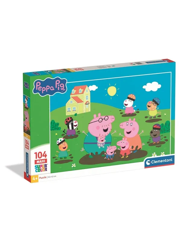 Clementoni Puzzle Maxi Peppa Pig 2026 104 pieces Gulv