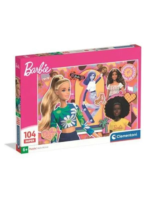 Clementoni Puzzle Super Barbie 2026 -2 104 pieces Gulv
