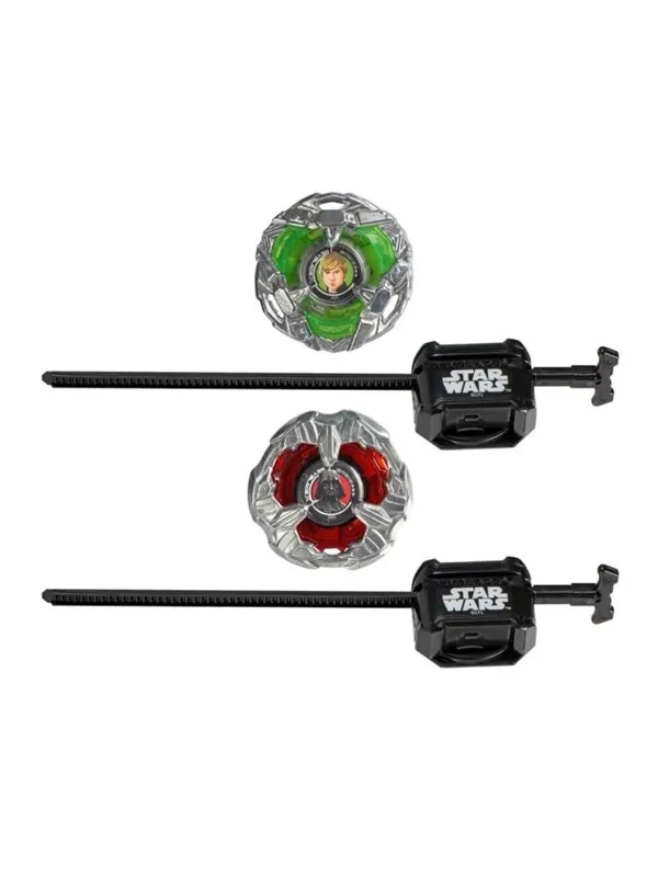 Hasbro Beyblade X and Star Wars Collab Luke Skywalker 4-80B vs. Darth Vader 4-60B