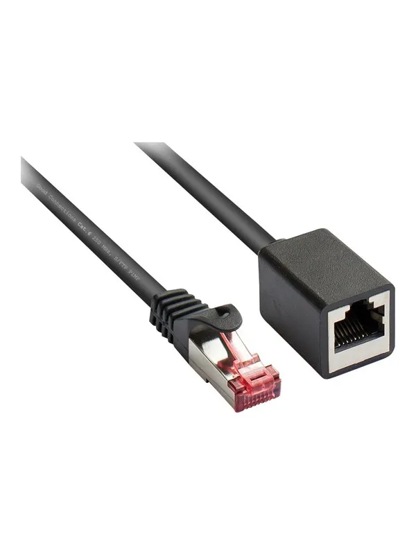 Alcasa electronik Good Connections RNS patch extension cable - 5 m - black - Svart