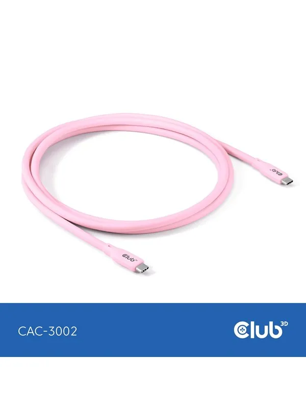 Club 3D - USB-C cable - 24 pin USB-C to 24 pin USB-C - 2 m