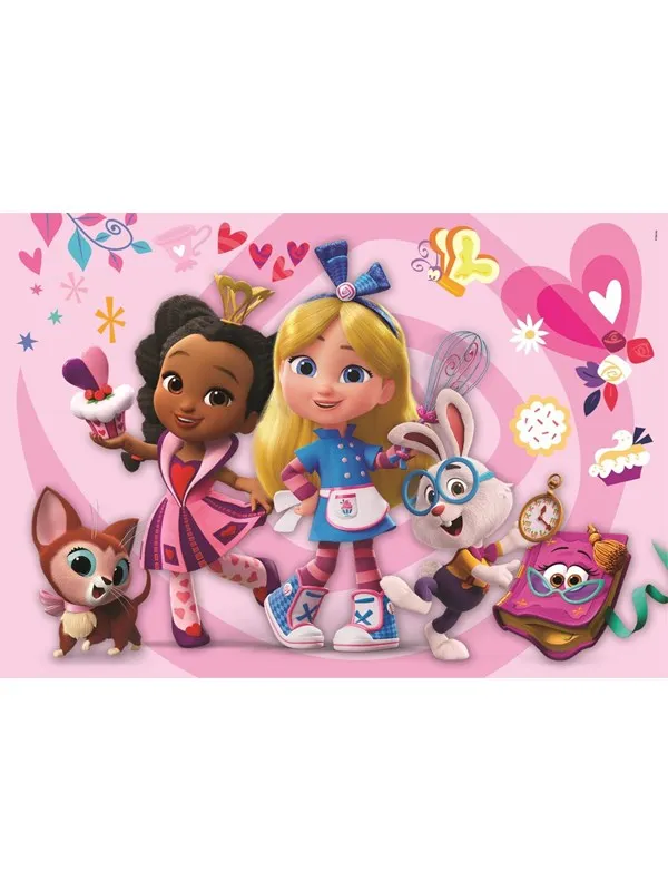 Clementoni Puzzle Super Alice's Wonderland Bakery Disney 104 pieces Gulv