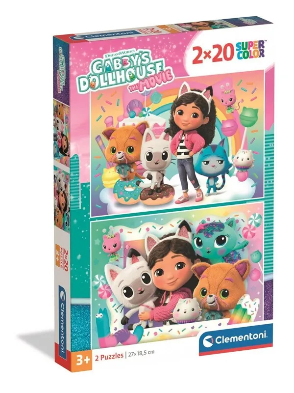 Clementoni Puzzle Gabby'S Dollhouse 2026 2x20 pieces Gulv