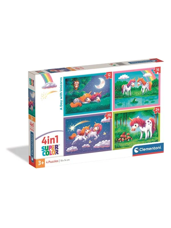 Clementoni Puzzle 4-in-1 Noli (12+16+20+24) pieces Gulv