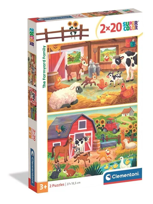 Clementoni Puzzle Noli 2x20 pieces Gulv
