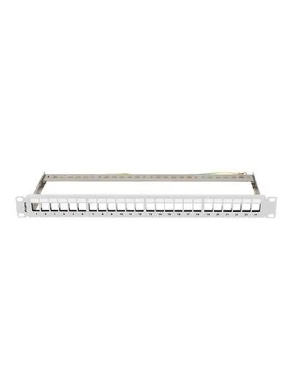 Lanberg patch panel (blank) - 1U - 19"