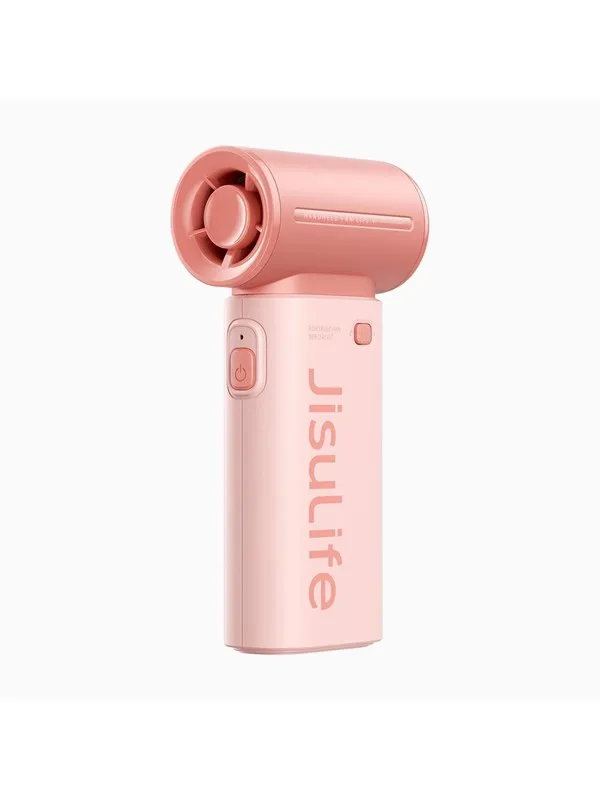 Jisulife Handheld Fan Life9 3600mAh Portable Mini Blower USB Fan - Pink - 3600 mAh