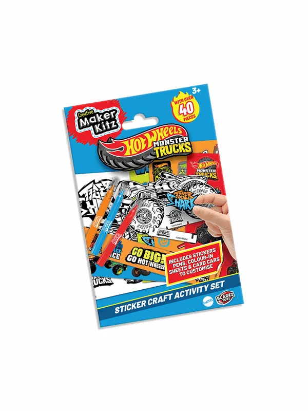 Hot Wheels Monster Trucks Sticker Activity Set