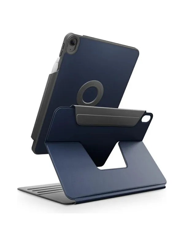 UNIQ  Rovus Snapmount Magnetic 360 Rotating Detachable Case for iPad Air 11" 2024 / 2025 / iPad Air 10.9" 2020 / 2022 - navy blue