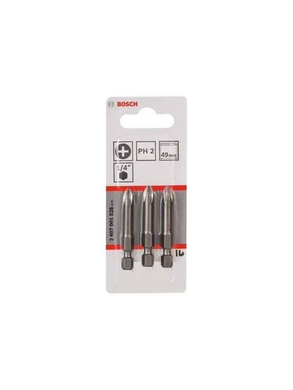Bosch screwdriver bit set - 3 pieces