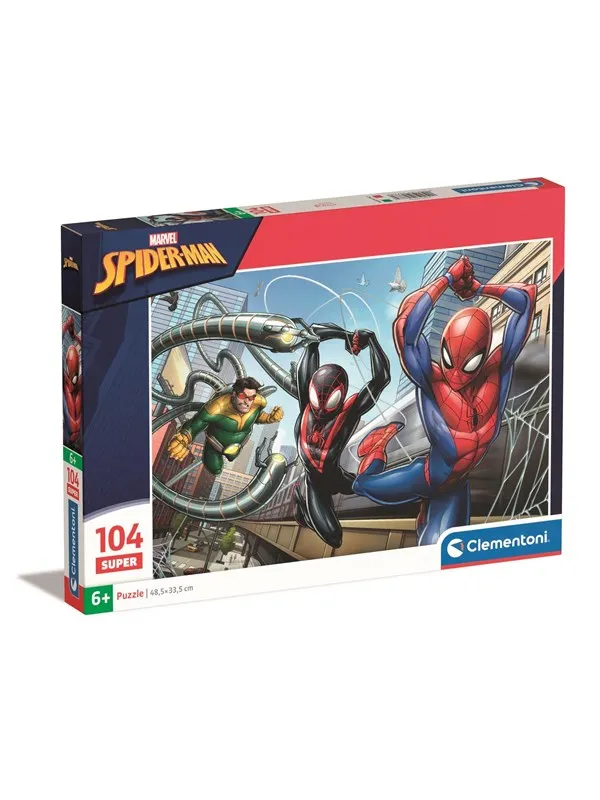 Clementoni Puzzle Spider-Man 104 pieces Gulv