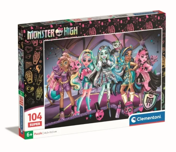 Clementoni Puzzle Monster High 104 pieces Gulv
