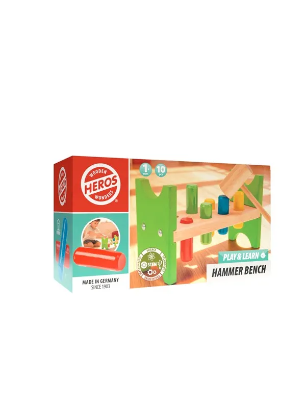 Heros FSC® Play & Learn - Play and Learn hammerbenk (10 deler)