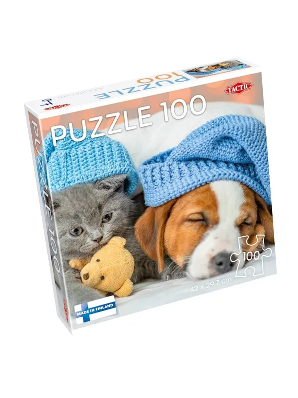 Tactic Cute Kitten and Sleepy Dog 1 pcs puzzle