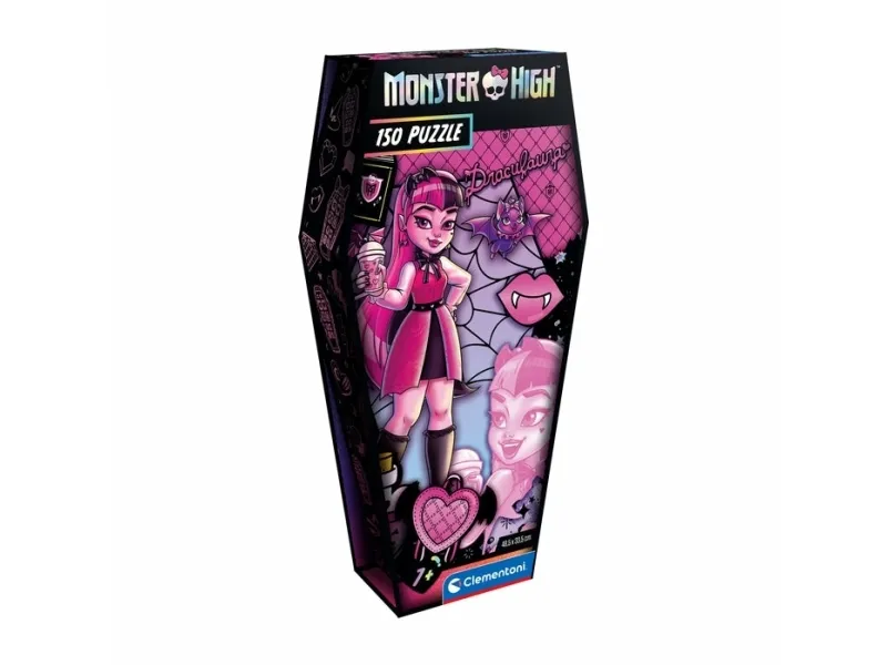 Clementoni Puzzle Monster High Coffin Pack Dracul 150 pieces Gulv