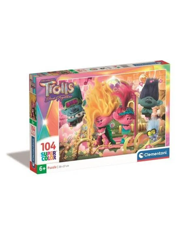 Clementoni Puzzle Trolls 3 104 pieces Gulv