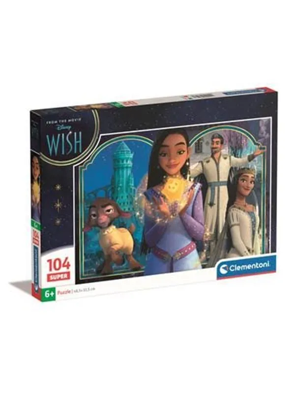 Clementoni Puzzle Disney Wish 104 pieces Gulv