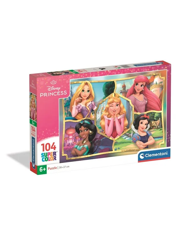 Clementoni Puzzle Disney Princess 2 104 pieces Gulv