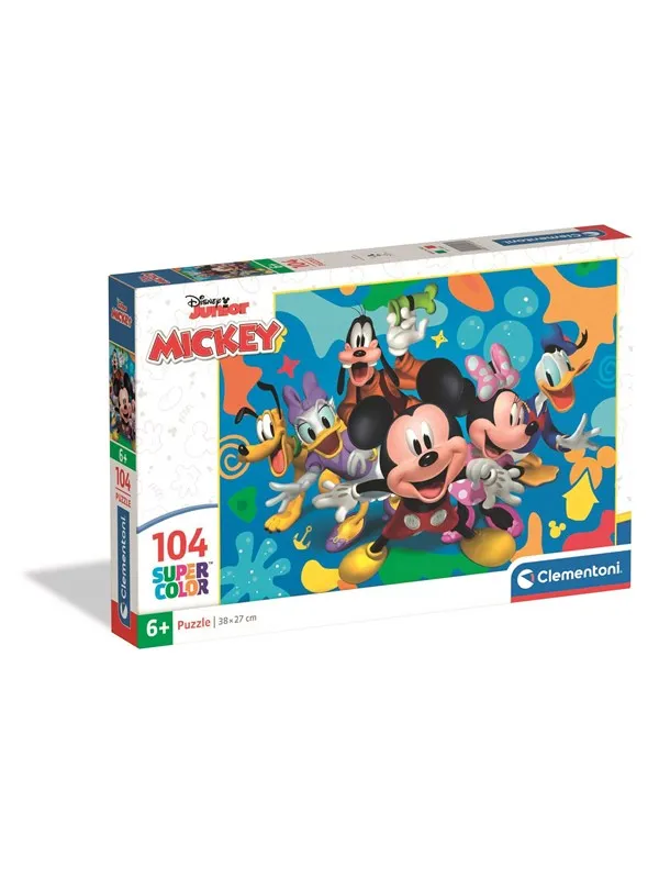 Clementoni Puzzle Disney Mickey and Friends 104 pieces Gulv