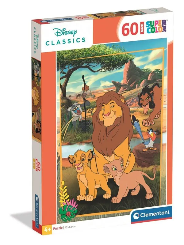 Clementoni Puzzle Maxi Disney Classics 2026 60 pieces Gulv