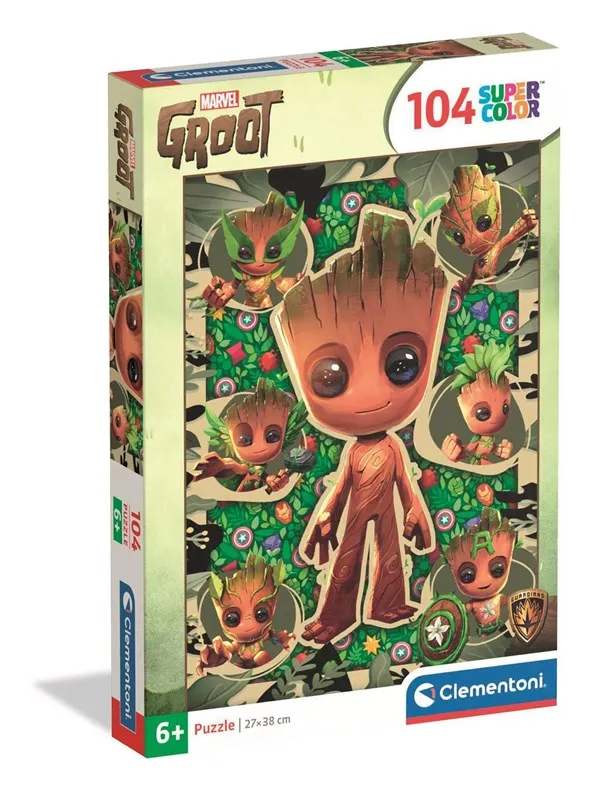 Clementoni Puzzle Marvel I Am Groot 104 pieces Gulv