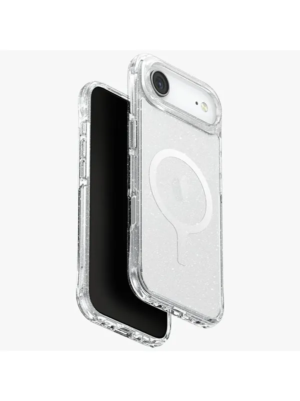 UNIQ LifePro Xtreme Magclick Charging Case for iPhone 17 Air - Clear-Glitter