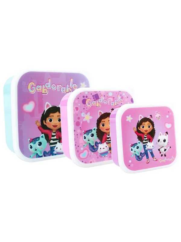 Gabby's Dollhouse Snack box (3in1)  Fresh Bites