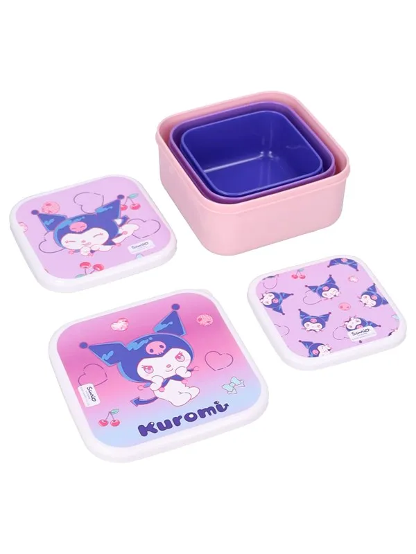Hello Kitty & Friends Snack box (3in1) Kuromi Fresh Bites
