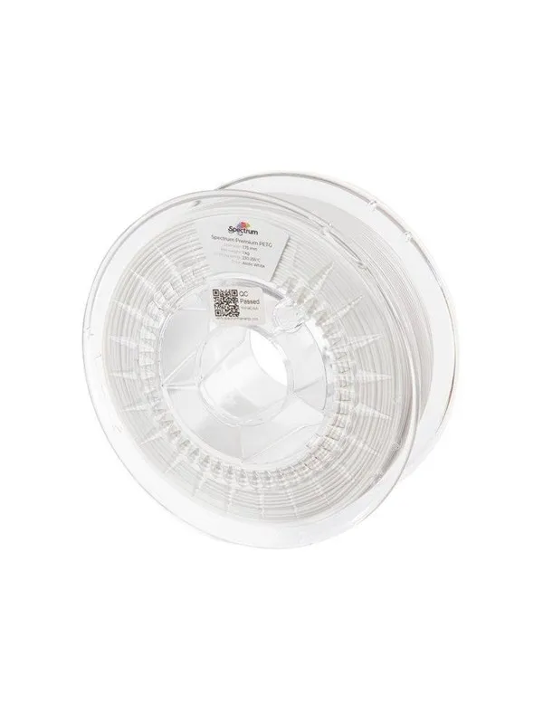 Spectrum 3D Filament / PETG Premium / â 1.75 mm / Arctic White / 1 kg
