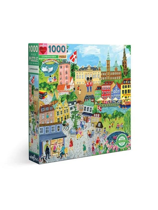 eeBoo Puzzle 1000 pcs - Copenhagen