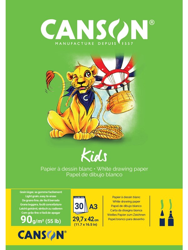 Canson Kids Drawing A3 90G Pad 30 SH