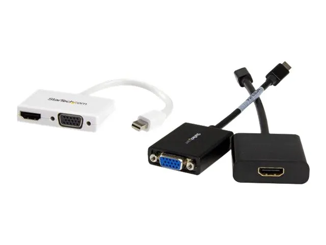 StarTech.com Travel A/V adapter: 2-in-1 Mini DisplayPort to HDMI or VGA converter video transformer