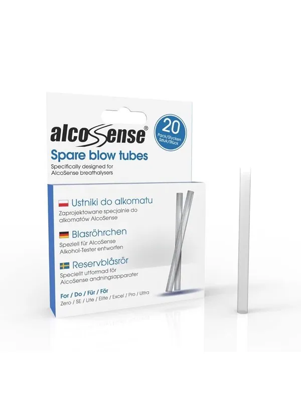 AlcoSense Mouthpieces 20-Pack