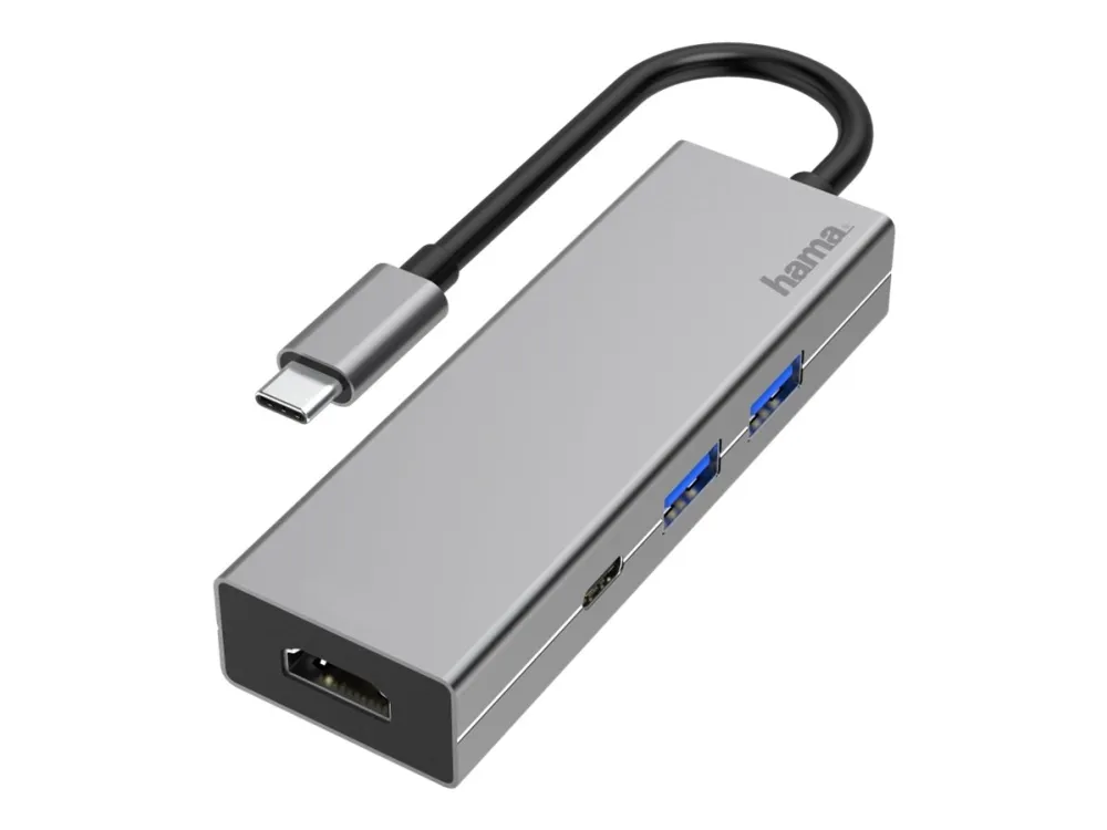 Hama Multiport Adapter - docking station - USB-C 3.2 Gen 1 - HDMI