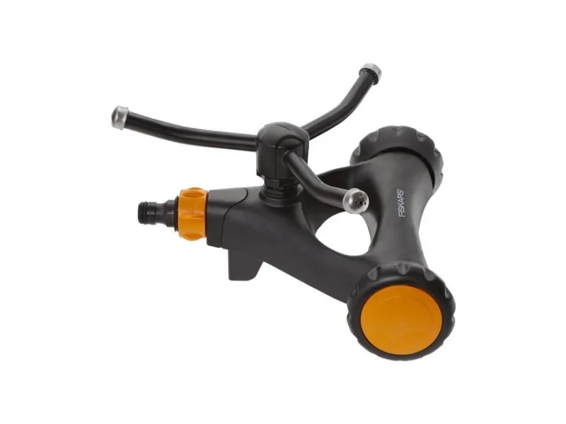 Fiskars Whirling sprinkler metal with wheels