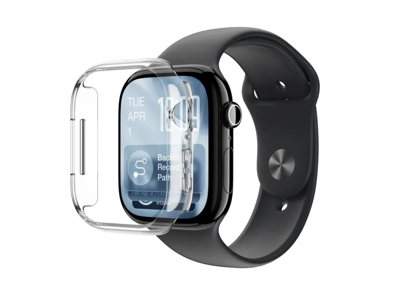 AmazingThing Minimal Protective Case for Apple Watch Series 11 46mm - Clear