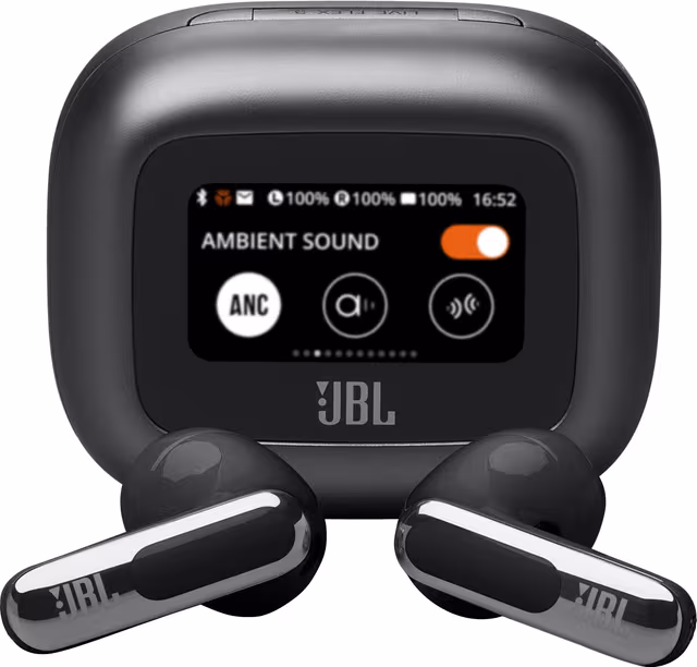 JBL Live Flex 3 helt trådløse in-ear hodetelefoner (sort)