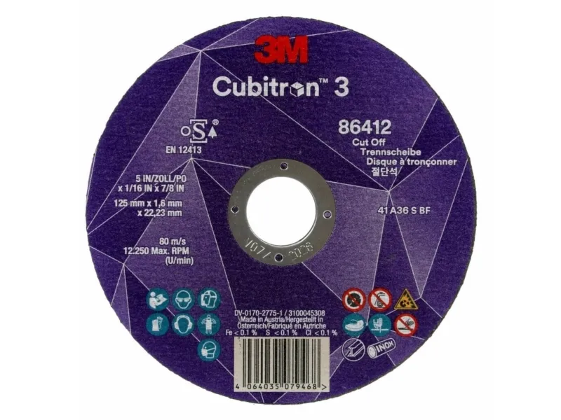 Cubitron 3 kappeskive T41 125×1,6mm