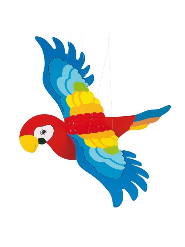 Goki Wooden Swing Figure Parrot