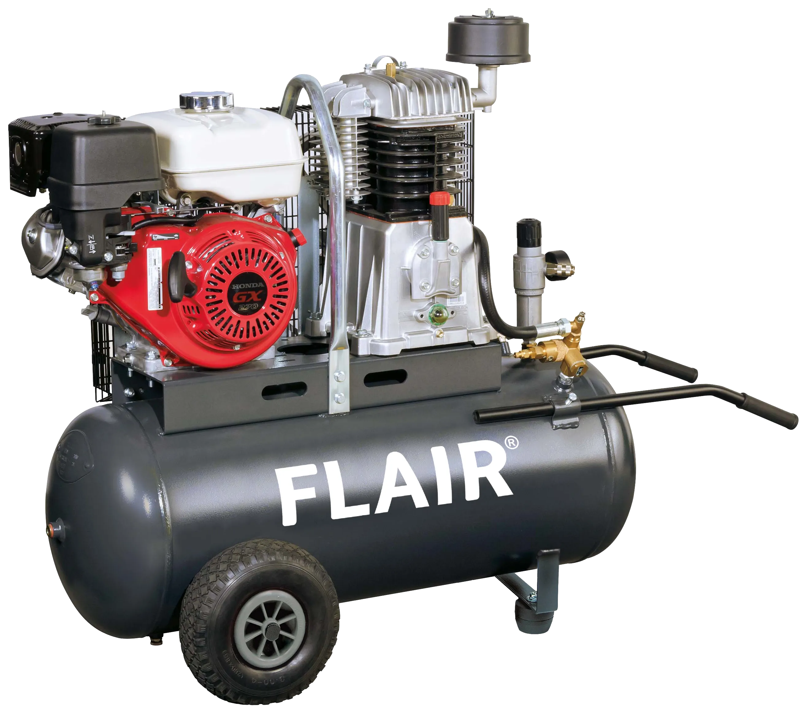 Flair 75/100B-14 kompressor 660 ltr/min 9HK bensin